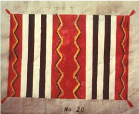 E. A. Burbank Timeline Image - Navajo Rug