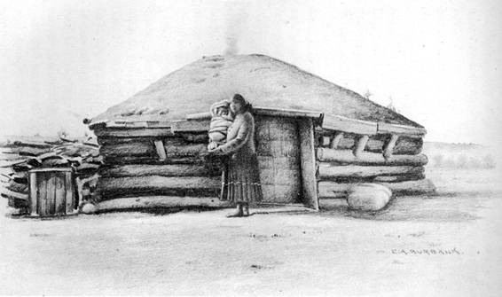 E. A. Burbank Timeline Image - Navajo Mother and Child