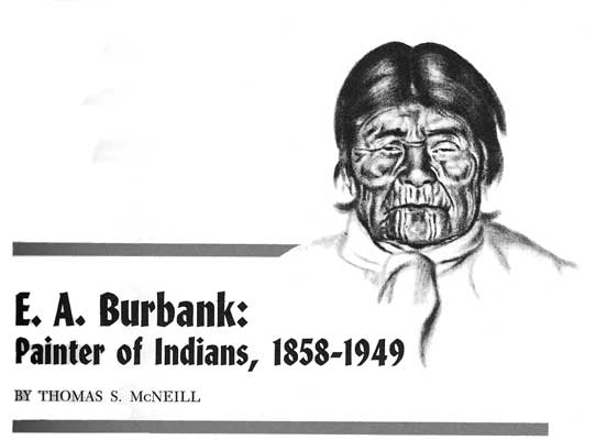 E. A. Burbank Timeline Image - Title